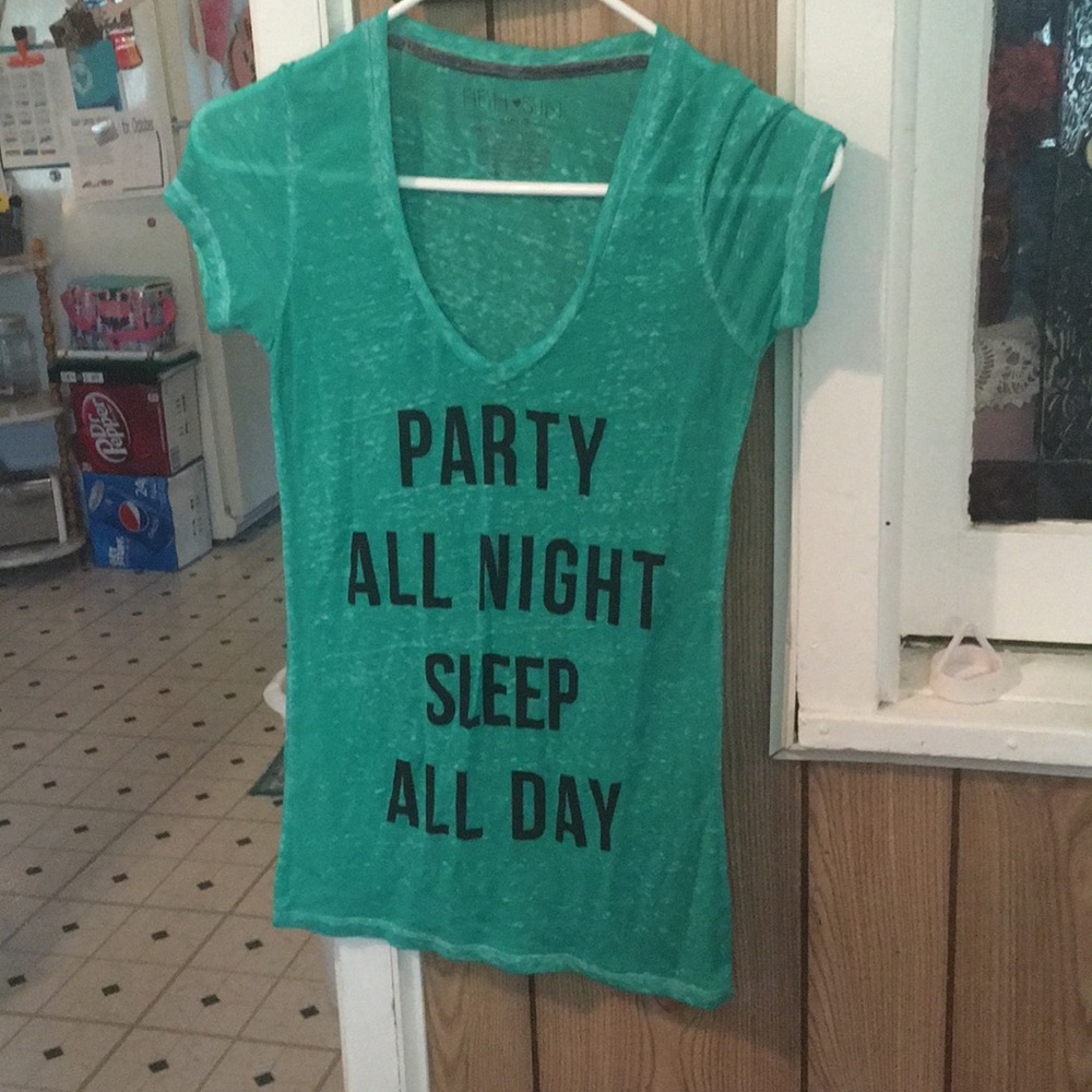V neck soft Tee